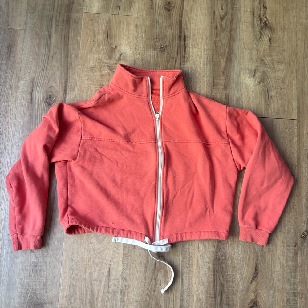 Smash + Tess Vibrant Coral Fleece Jacket